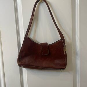 Vintage Fossil leather shoulder bag